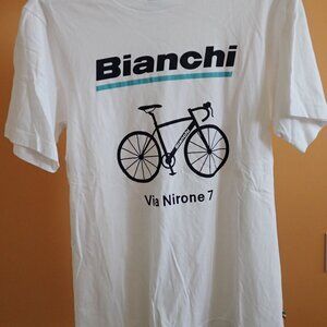Used Uniqlo "The Brands" Bianchi Via Nirone T-Shirt Sz Mens L